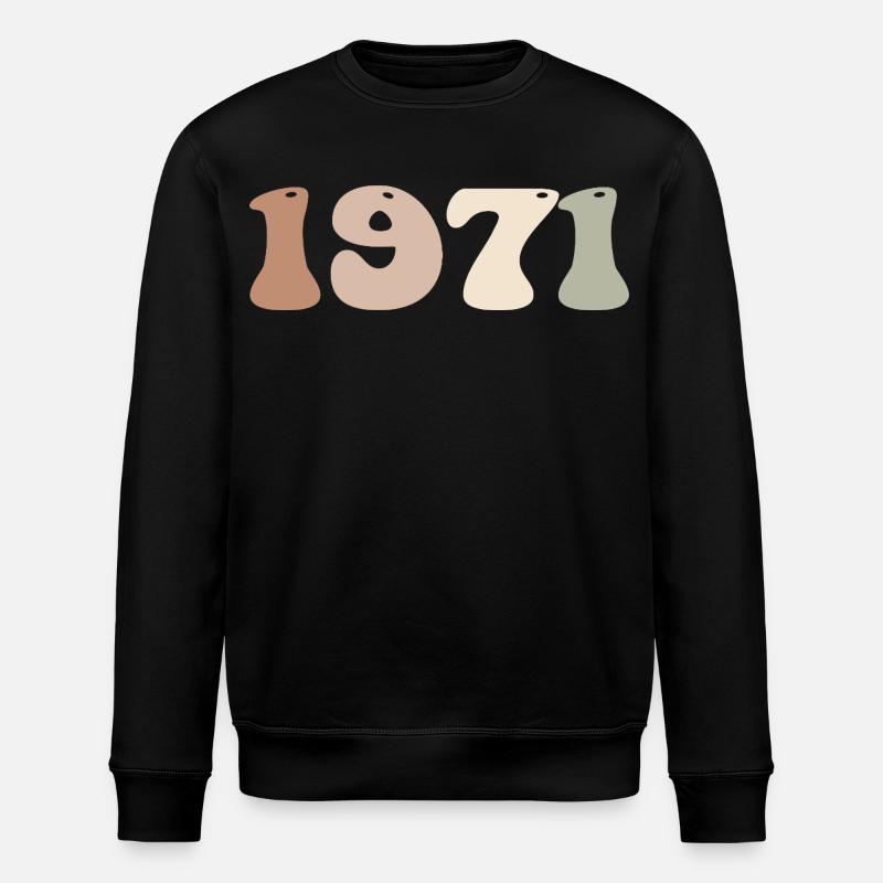 1971 - Sweat bio ROLLER Stanley/Stella Unisexe - noir