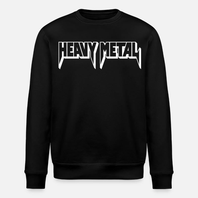 Heavy Metal 3D Logo - Sweat bio ROLLER Stanley/Stella Unisexe - noir