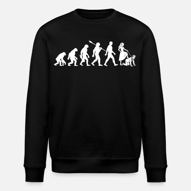 Bachelor Party - Evolution Bachelor - Stanley/Stella ROLLER Unisex Organic Sweatshirt - black
