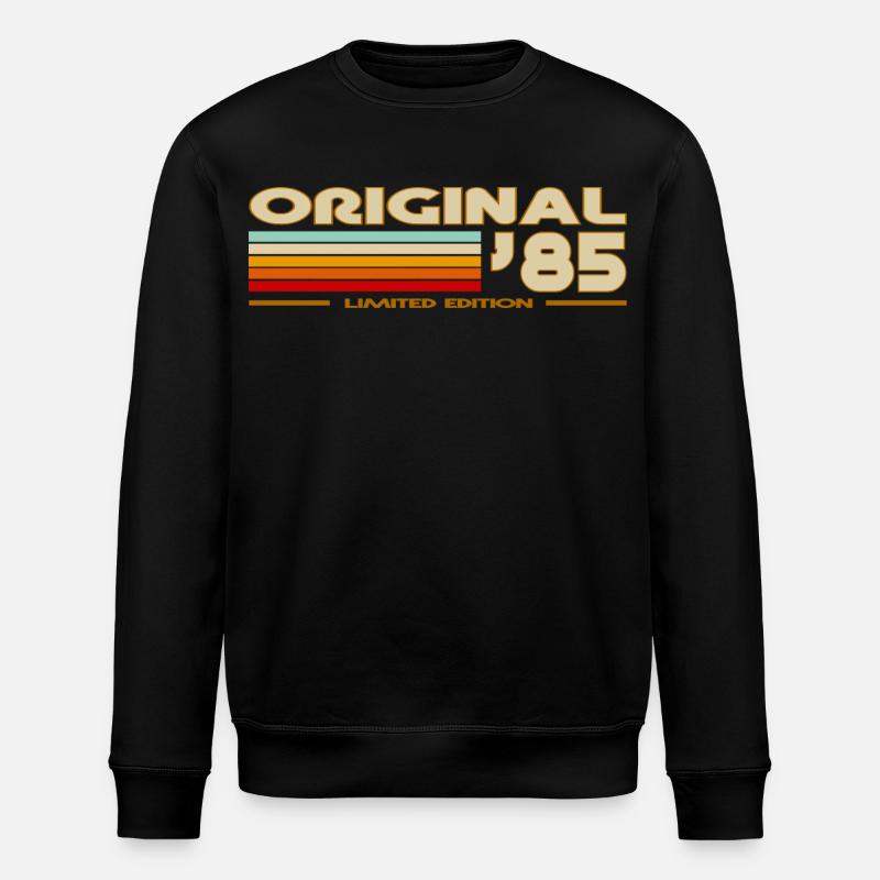 1985 - Stanley/Stella Unisex Bio-Sweatshirt ROLLER - Schwarz