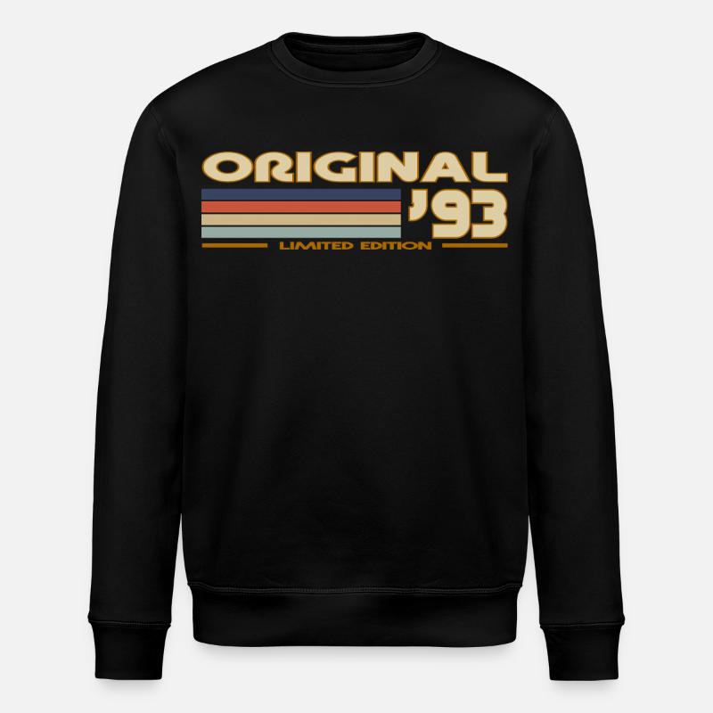 1993 - Stanley/Stella ROLLER Unisex Organic Sweatshirt - black
