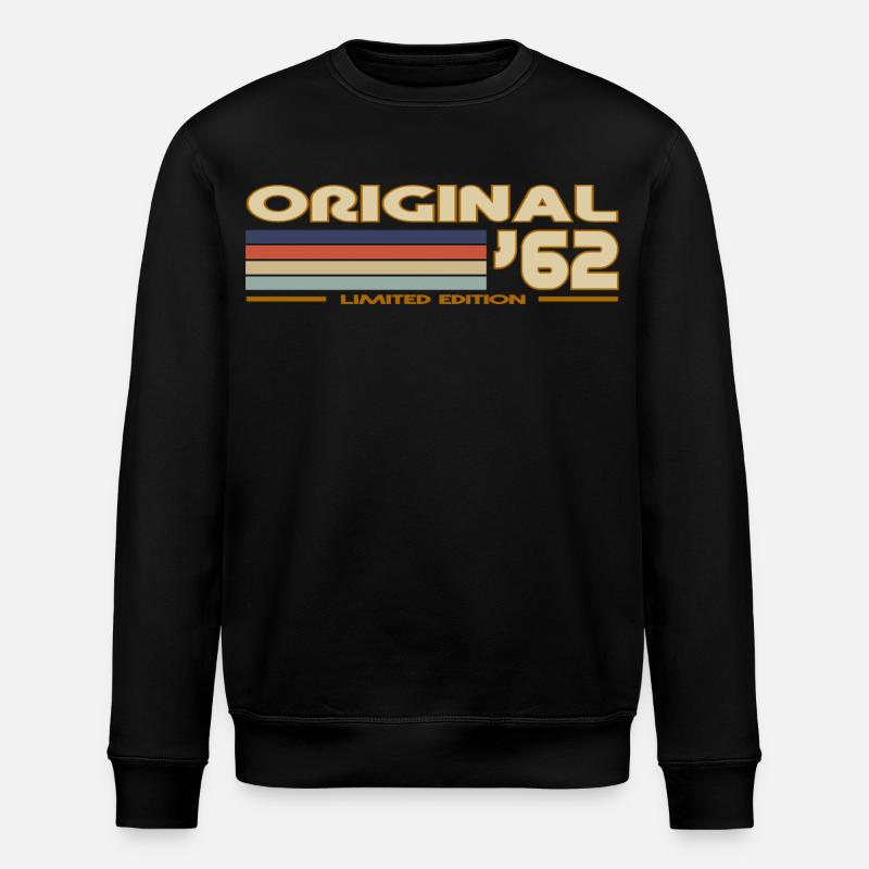 1962 - Stanley/Stella Unisex Bio-Sweatshirt ROLLER - Schwarz