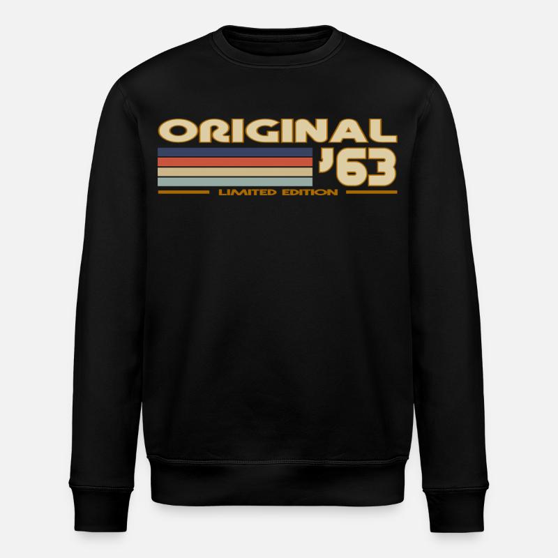 1963 - Sweat bio ROLLER Stanley/Stella Unisexe - noir