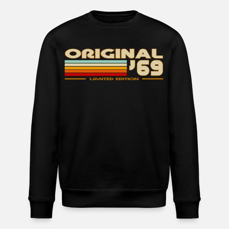 1969 - Stanley/Stella Unisex Bio-Sweatshirt ROLLER - Schwarz