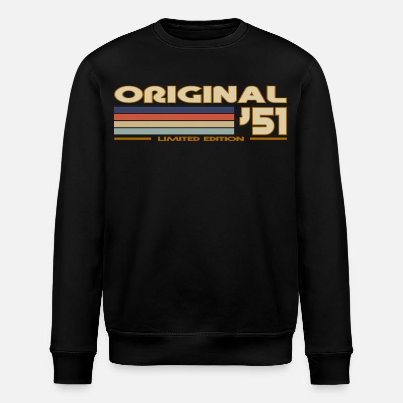1951 - Stanley/Stella Unisex Bio-Sweatshirt ROLLER - Schwarz