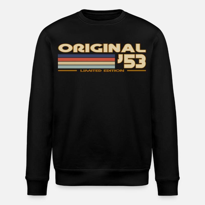 1953 - Stanley/Stella Unisex Bio-Sweatshirt ROLLER - Schwarz