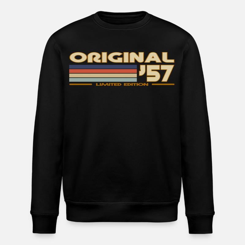 1957 - Stanley/Stella Unisex Bio-Sweatshirt ROLLER - Schwarz