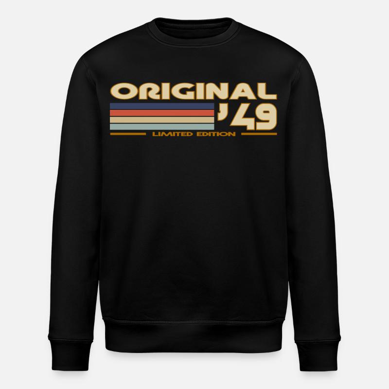 1949 - Stanley/Stella Unisex Bio-Sweatshirt ROLLER - Schwarz