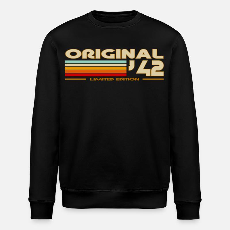 1942 - Stanley/Stella ROLLER Unisex Organic Sweatshirt - black