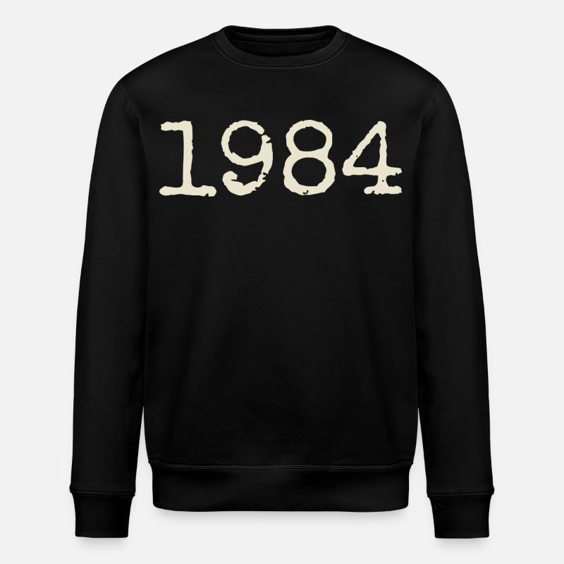 Cadeau Anniversaire 1984 - Génial depuis 1984 - Sweat bio ROLLER Stanley/Stella Unisexe - noir