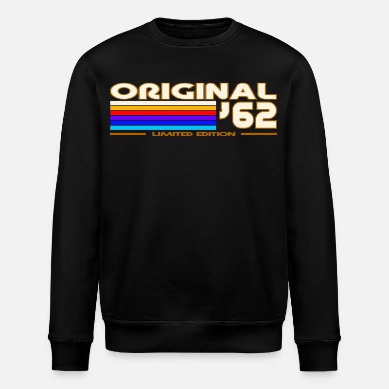 1962 - Stanley/Stella ROLLER Unisex Organic Sweatshirt - black