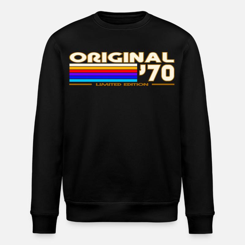 1970 - Stanley/Stella Unisex Bio-Sweatshirt ROLLER - Schwarz