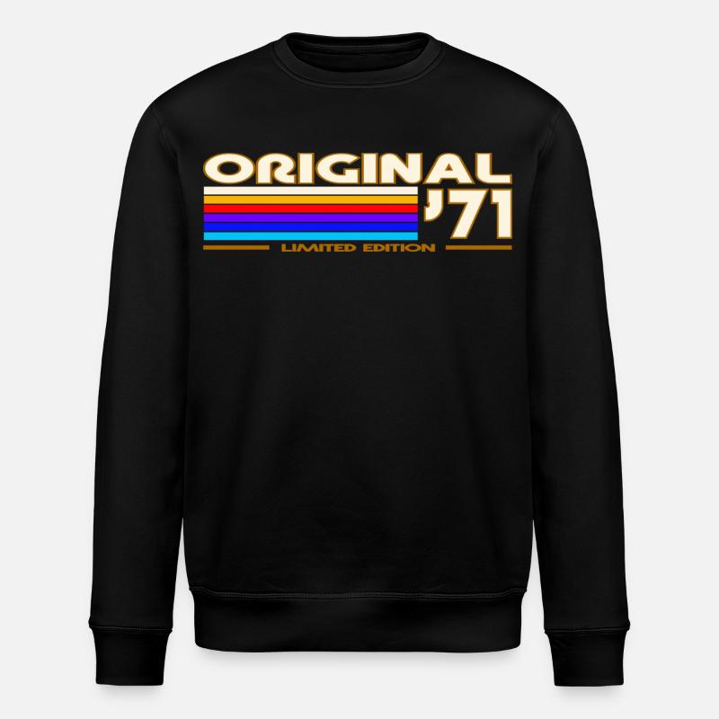 1971 - Stanley/Stella Unisex Bio-Sweatshirt ROLLER - Schwarz