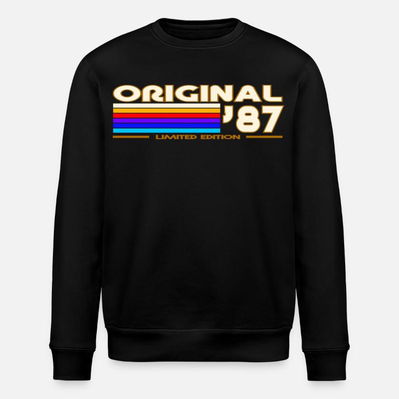 1987 - Stanley/Stella ROLLER Unisex Organic Sweatshirt - black