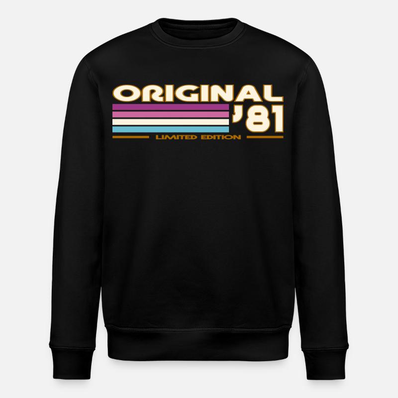 1981 - Sweat bio ROLLER Stanley/Stella Unisexe - noir