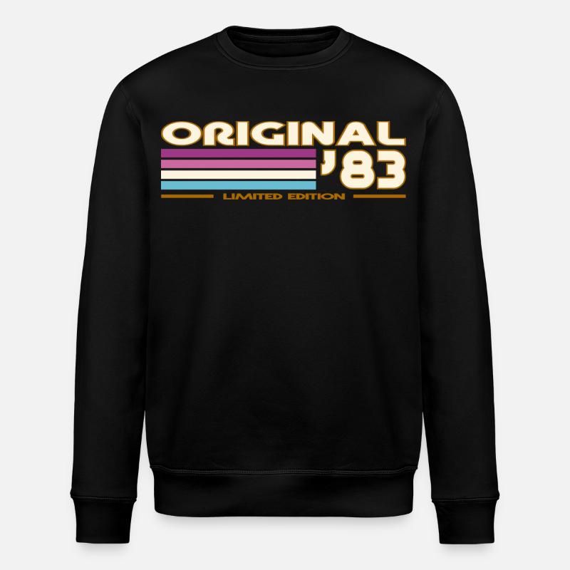 1983 - Stanley/Stella ROLLER Unisex Organic Sweatshirt - black