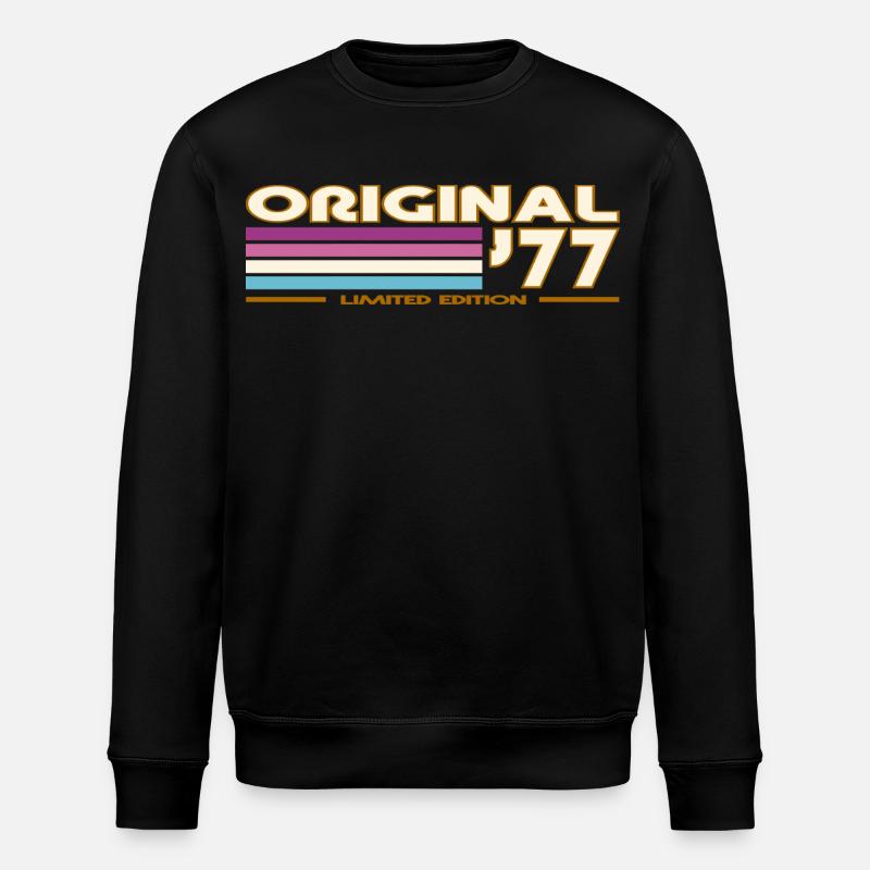 1977 - Stanley/Stella Unisex Bio-Sweatshirt ROLLER - Schwarz
