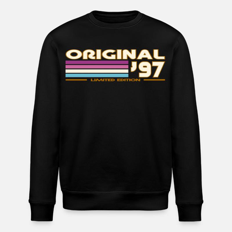 1997 - Stanley/Stella Unisex Bio-Sweatshirt ROLLER - Schwarz