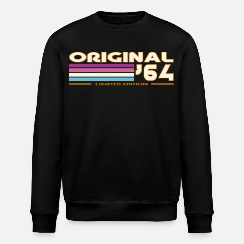1964 - Stanley/Stella ROLLER Unisex Organic Sweatshirt - black