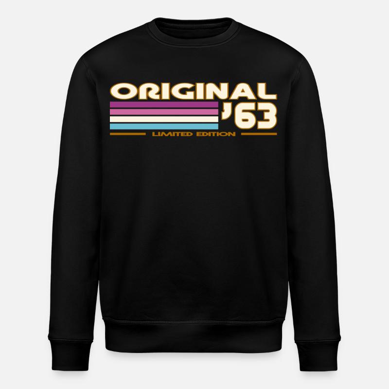 1963 - Stanley/Stella Unisex Bio-Sweatshirt ROLLER - Schwarz
