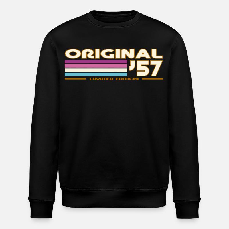 1957 - Stanley/Stella Unisex Bio-Sweatshirt ROLLER - Schwarz