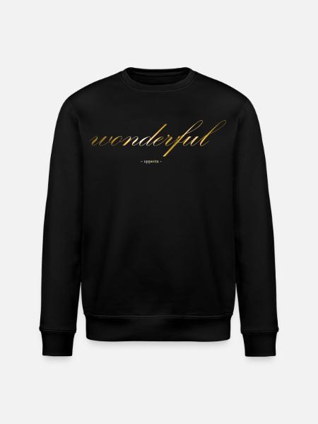 Wonderful - Stanley/Stella ROLLER Unisex Organic Sweatshirt - black