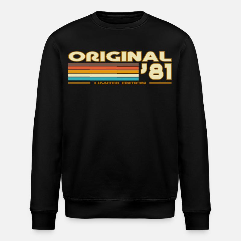 1981 - Stanley/Stella Unisex Bio-Sweatshirt ROLLER - Schwarz