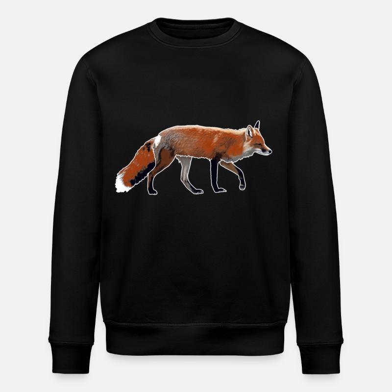 Fuchs - Stanley/Stella Unisex Bio-Sweatshirt ROLLER - Schwarz