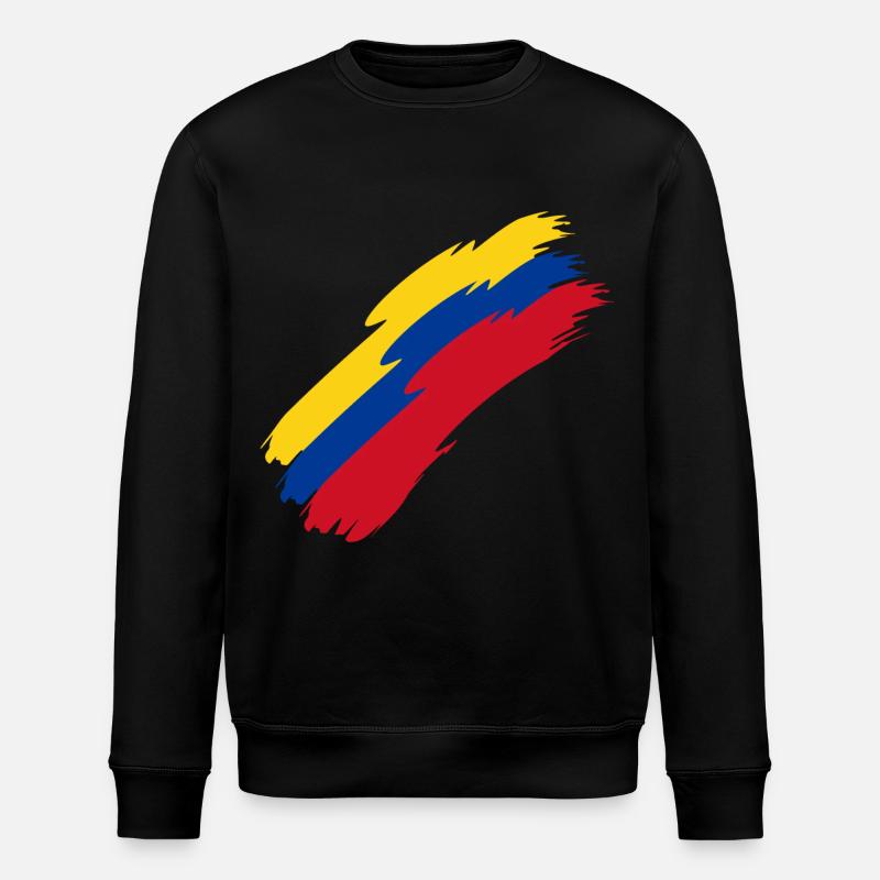 Kolumbien - Stanley/Stella Unisex Bio-Sweatshirt ROLLER - Schwarz