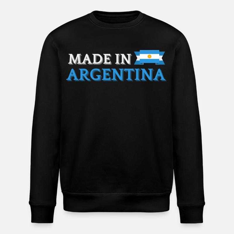 Hergestellt in Argentinien - Stanley/Stella Unisex Bio-Sweatshirt ROLLER - Schwarz