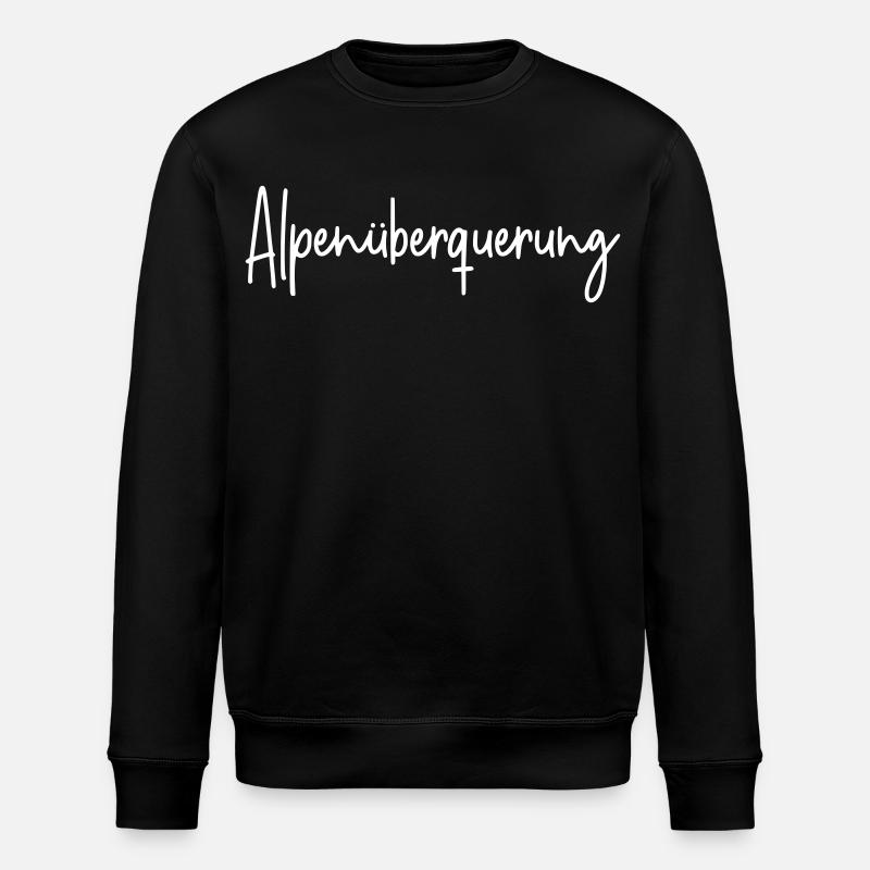 Alpenüberquerung - Stanley/Stella Unisex Bio-Sweatshirt ROLLER - Schwarz