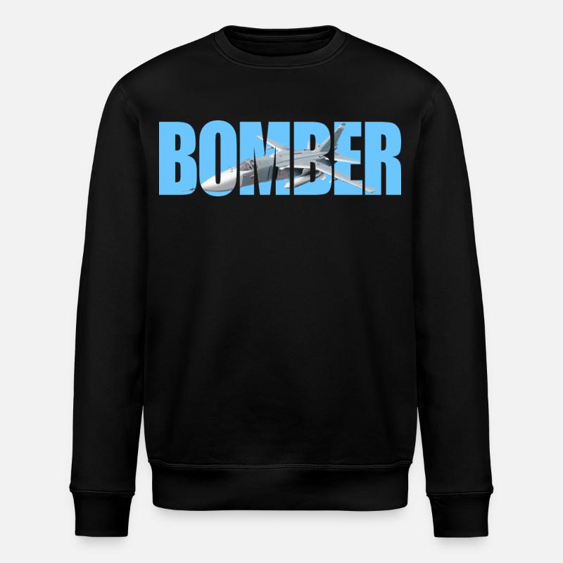 Bomber Su-24 - Stanley/Stella ROLLER Unisex Organic Sweatshirt - black