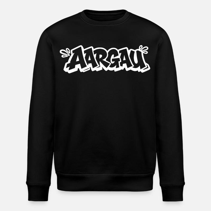 AARGAU Graffiti - Stanley/Stella Unisex Bio-Sweatshirt ROLLER - Schwarz