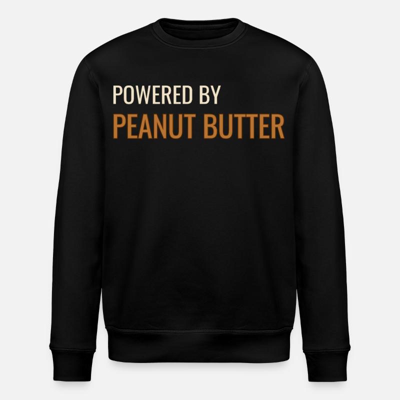 Alimenté par du beurre de cacahuète - Sweat bio ROLLER Stanley/Stella Unisexe - noir