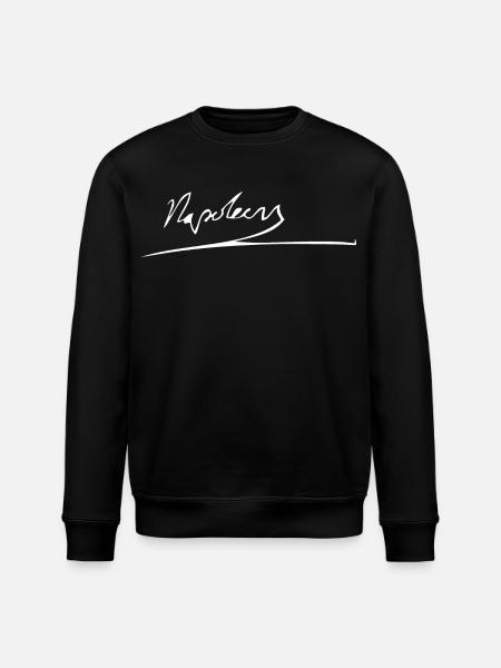 Signature Napoleon white - Sweat bio ROLLER Stanley/Stella Unisexe - noir