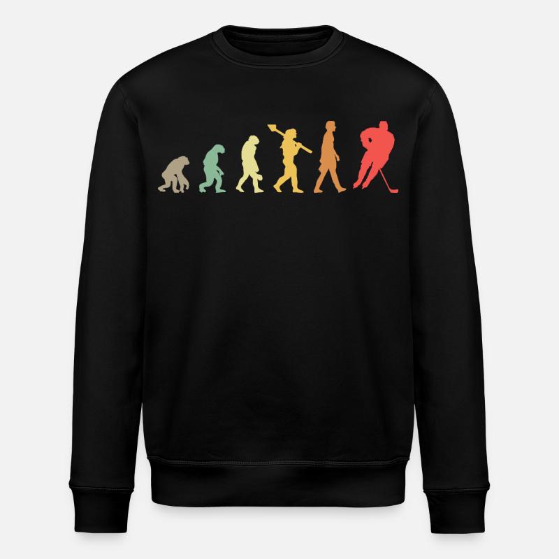 Evolution Hockey - Stanley/Stella ROLLER Unisex Organic Sweatshirt - black