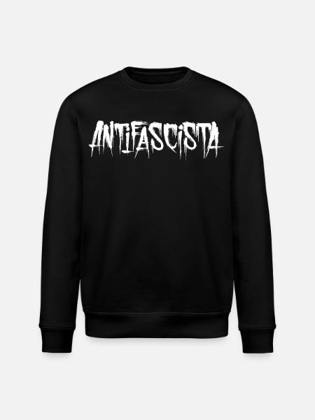 Lettrage antifasciste Graffiti Antifascisme - Sweat bio ROLLER Stanley/Stella Unisexe - noir