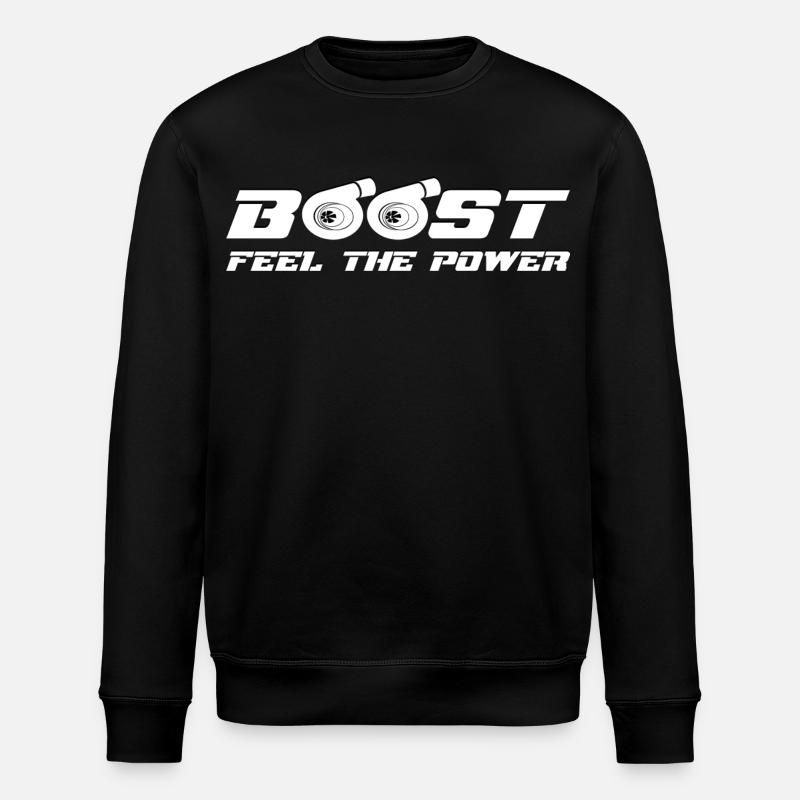 Boost Turbo - Stanley/Stella Unisex Bio-Sweatshirt ROLLER - Schwarz