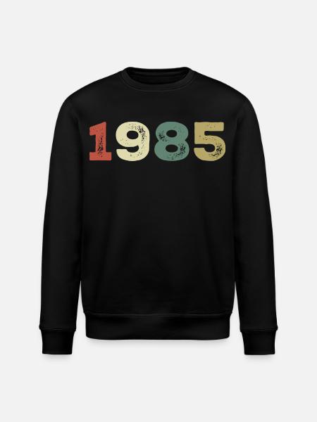 1985 Born in 1985 - Stanley/Stella ROLLER Unisex Organic Sweatshirt - black