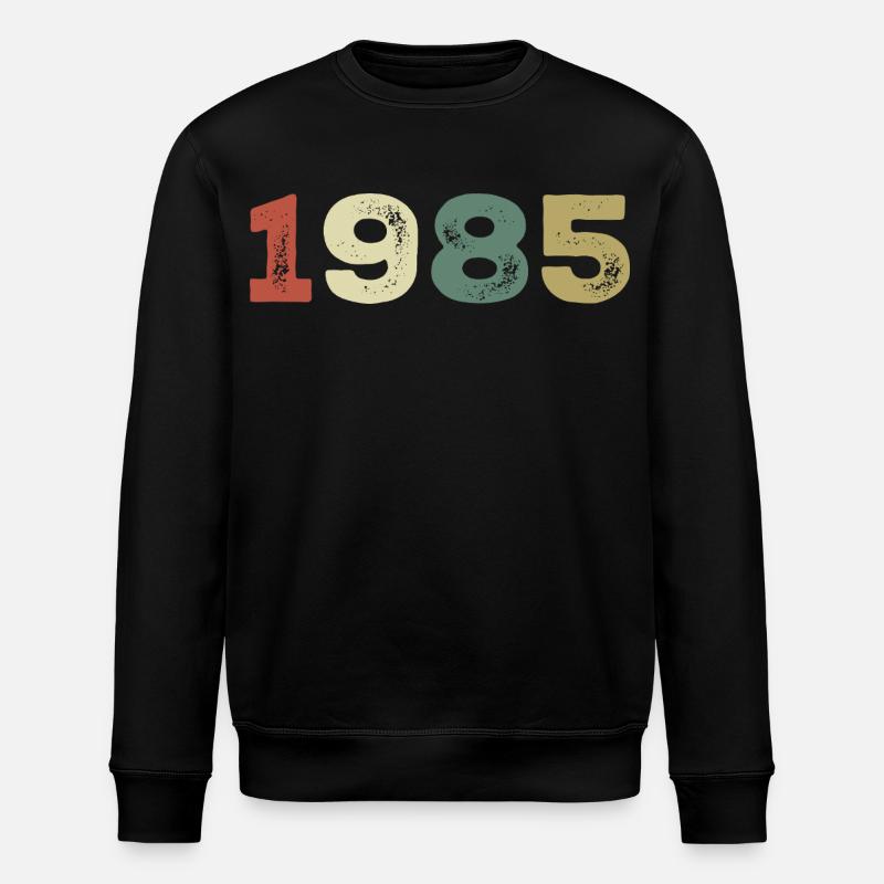 1985 Né en 1985 - Sweat bio ROLLER Stanley/Stella Unisexe - noir