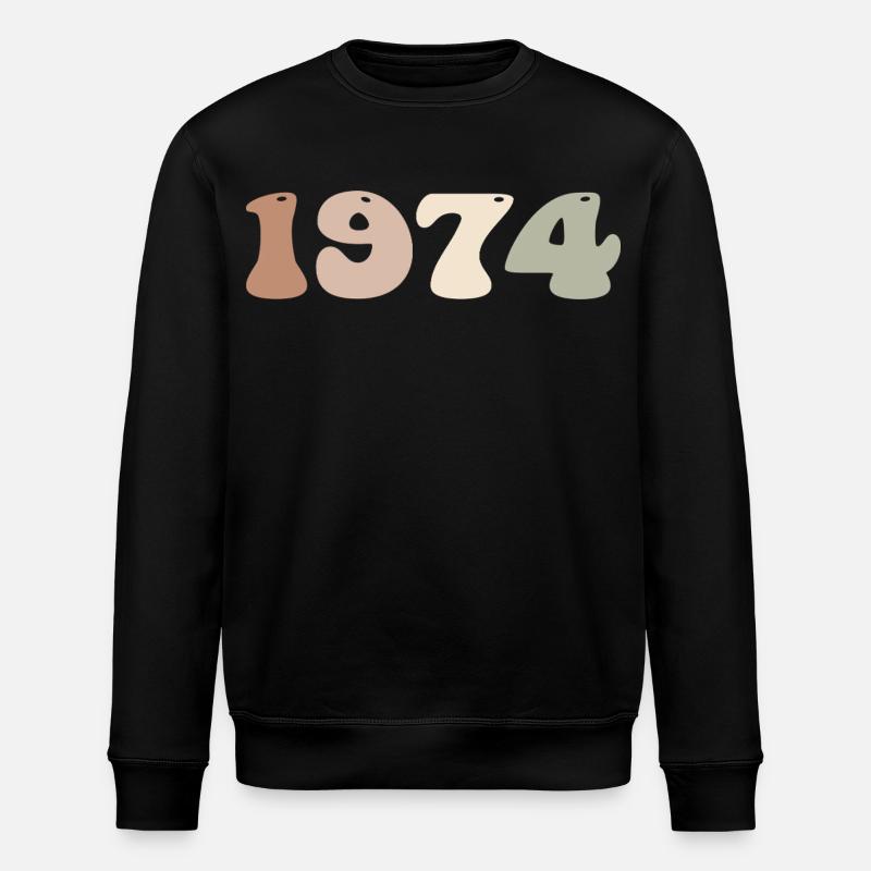 1974 - Stanley/Stella Unisex Bio-Sweatshirt ROLLER - Schwarz