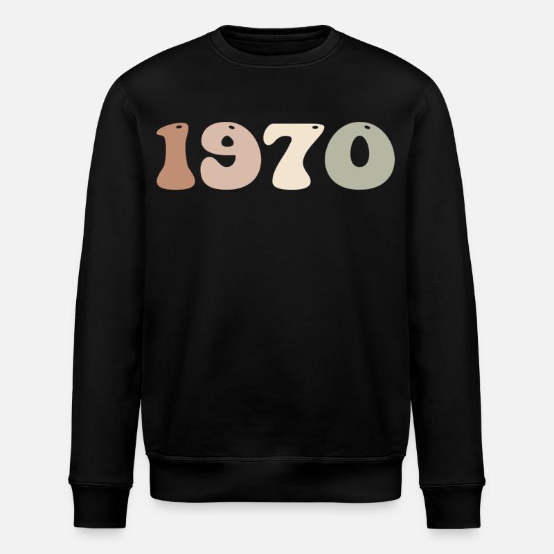 1970 - Stanley/Stella ROLLER Unisex Organic Sweatshirt - black