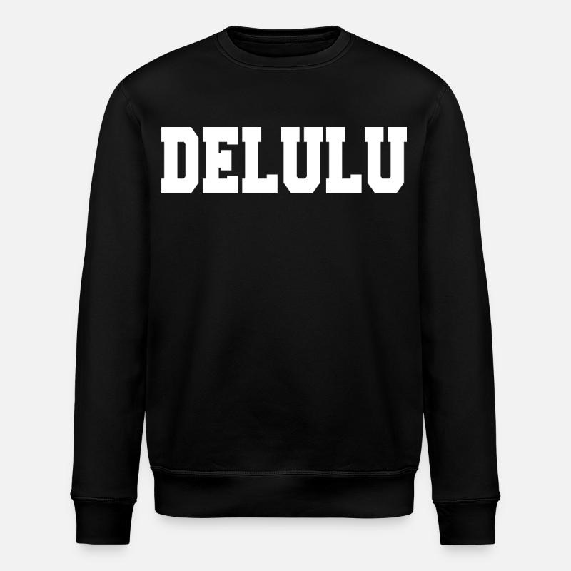 delulu - Stanley/Stella Unisex Bio-Sweatshirt ROLLER - Schwarz
