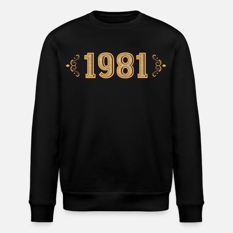 Légende depuis 1981 rétro 1981 - Sweat bio ROLLER Stanley/Stella Unisexe - noir