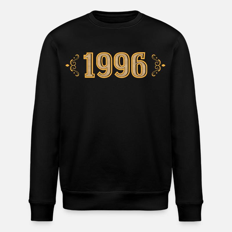 Legend since 1996 retro 1996 - Stanley/Stella ROLLER Unisex Organic Sweatshirt - black