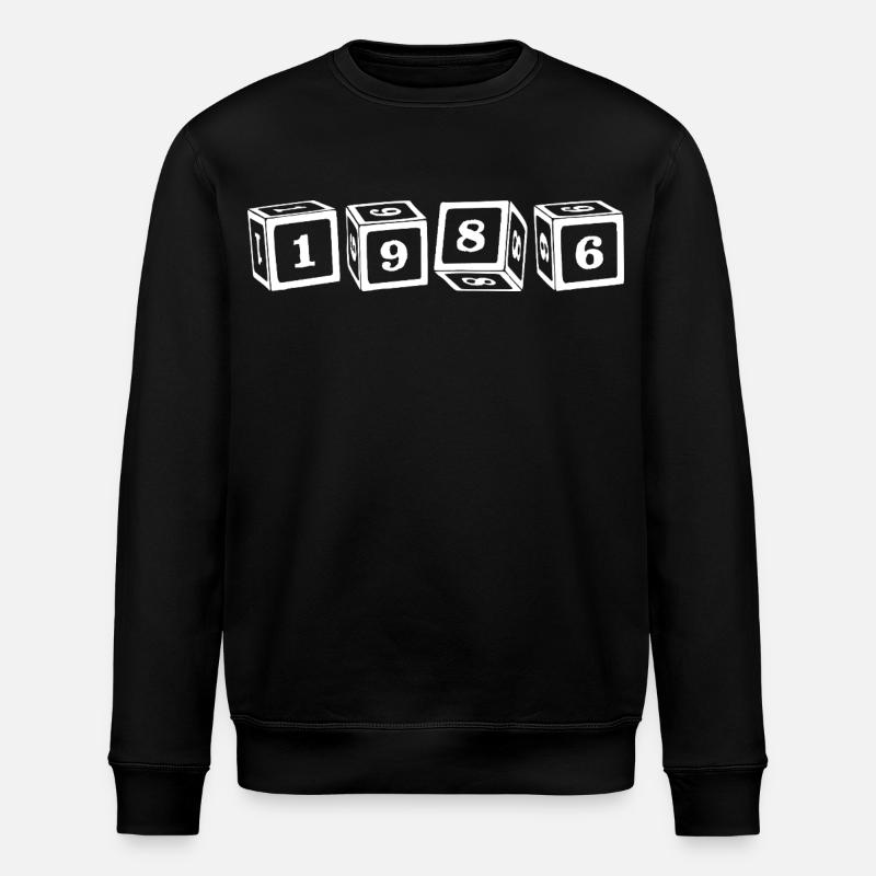 50e anniversaire 1976 - Sweat bio ROLLER Stanley/Stella Unisexe - noir