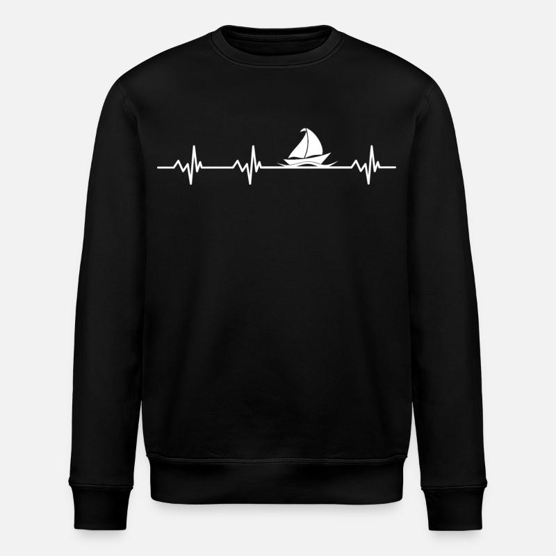 Heartbeat Voile - Sweat bio ROLLER Stanley/Stella Unisexe - noir