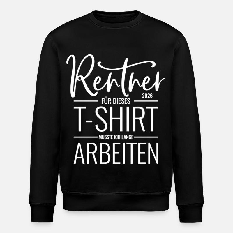 Rentner 2026 - Stanley/Stella Unisex Bio-Sweatshirt ROLLER - Schwarz