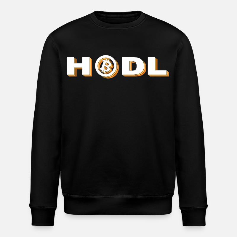 Bitcoin - Hodl - Stanley/Stella Unisex Bio-Sweatshirt ROLLER - Schwarz