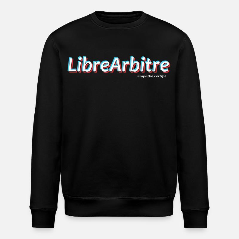 Libre Arbitre - Sweat bio ROLLER Stanley/Stella Unisexe - noir